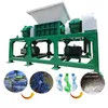 Agricultural Waste Recycling Crushing Shredder Double Shaft Tree Branches Corn Tobacco Shredding Machine